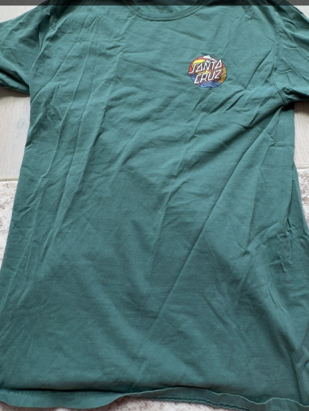 Santa Cruz Green Oversized Graphic Tee